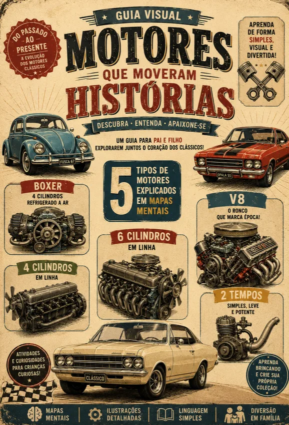 Guia visual Motores que moveram histórias