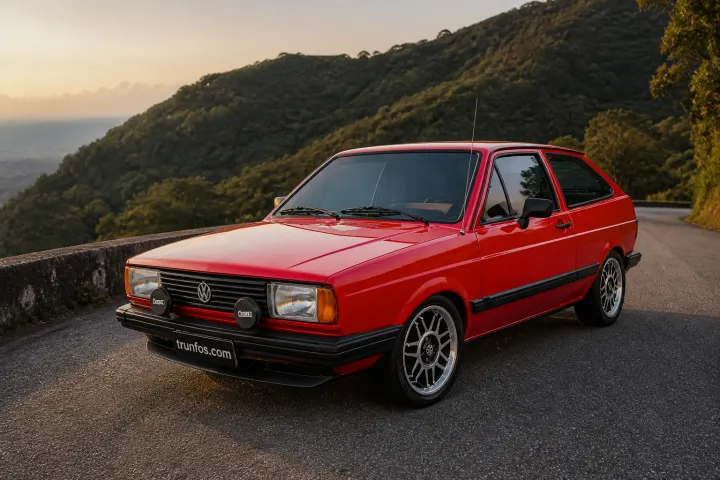 Gol GT vermelho